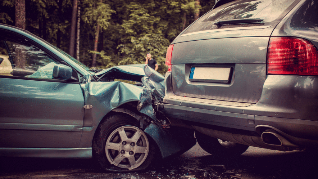 Car accident, car wreck, car crash