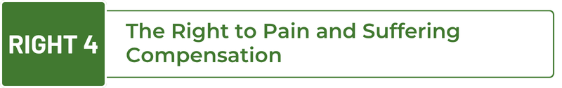 Right 4: The Right to Pain and Suffering Compensation​