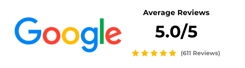 Google Reviews - Avera 5.0/5 (611 reviews)